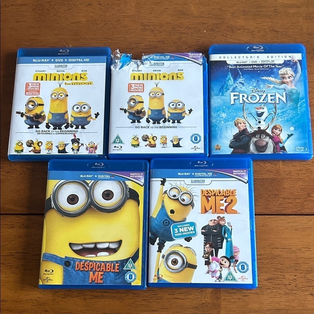 Despicable Me and Frozen Blu-ray Set